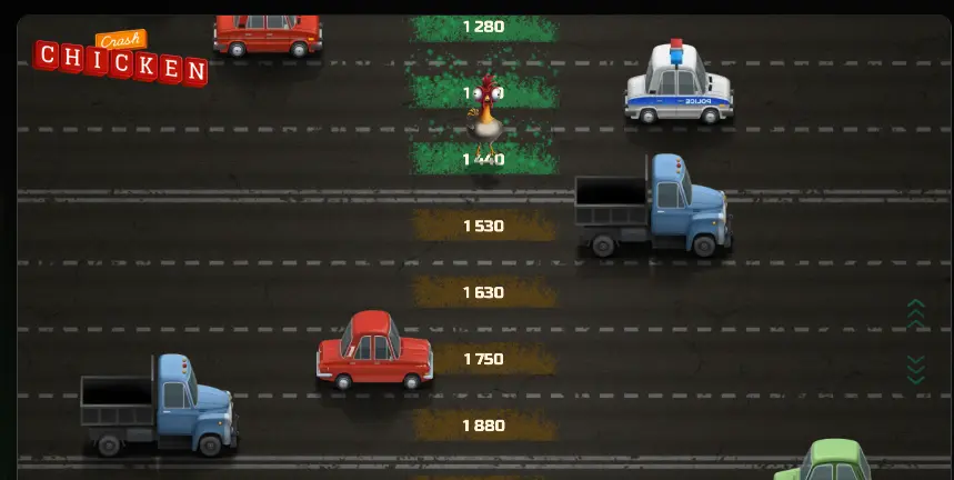 A successful attempt at Chicken Crash