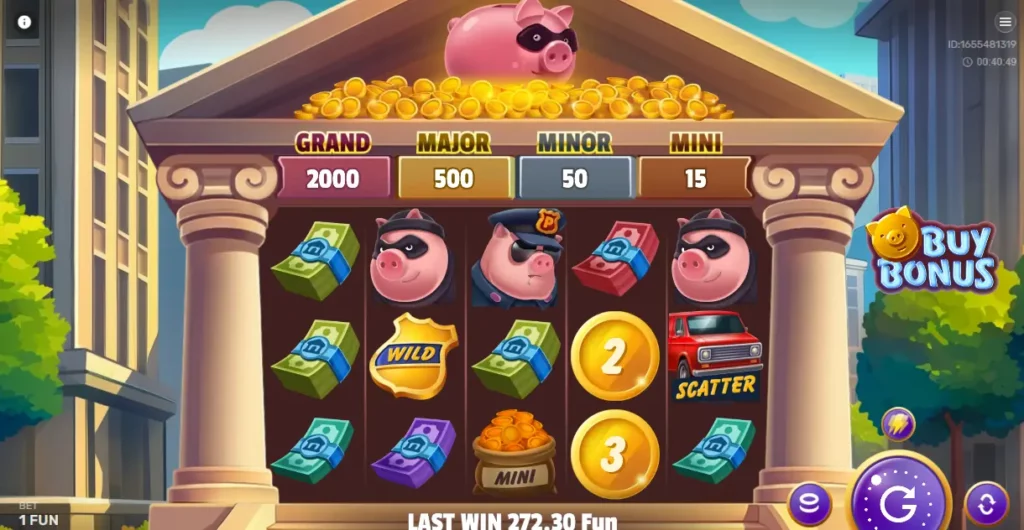 Scatter symbol in Gangsta Piggy Hold and Win