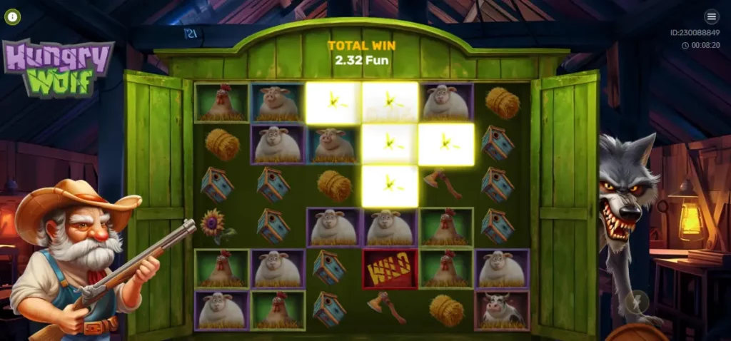 The wolf's appearance in Hungry Wolf