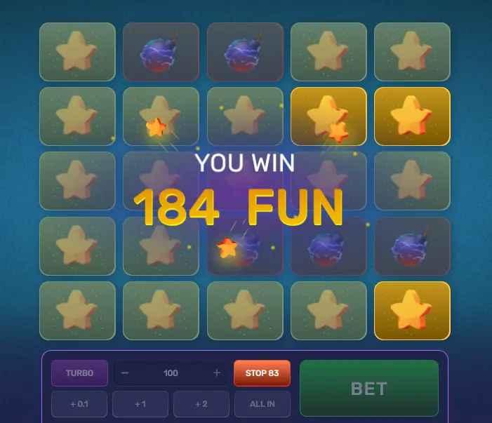 Winning in Turbo Mines Winning in Turbo Mines