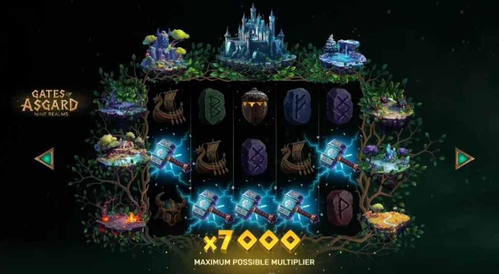 Bonuses in Gates of Asgard Nine Realms Bonuses in Gates of Asgard Nine Realms