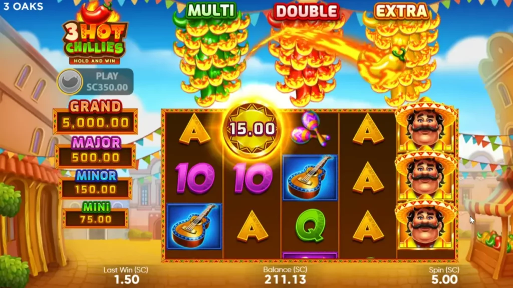 3 Hot Chilli Peppers Game Field