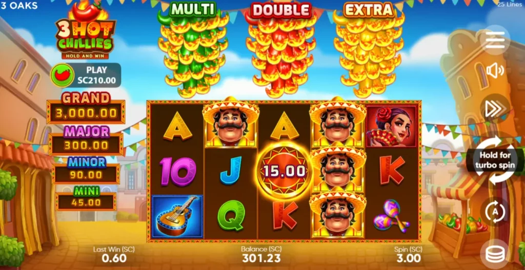 3 Hot Chilli Peppers Gameplay