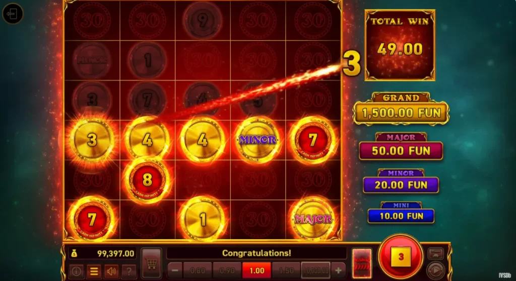 30 Coins Total Win 30 Coins Total Win