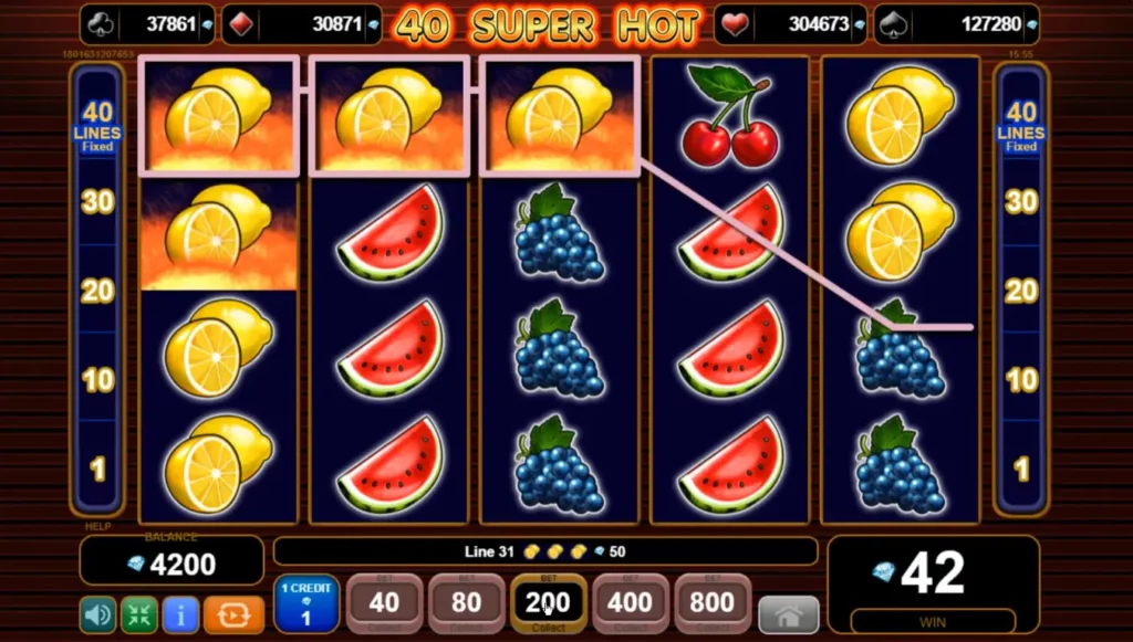 40 Super Hot Win Line