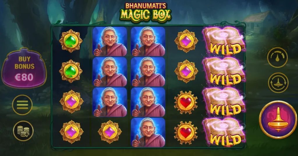 Bhanumati's Magic Box Wild Symbols