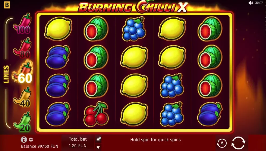Burning Chilli X Gameplay