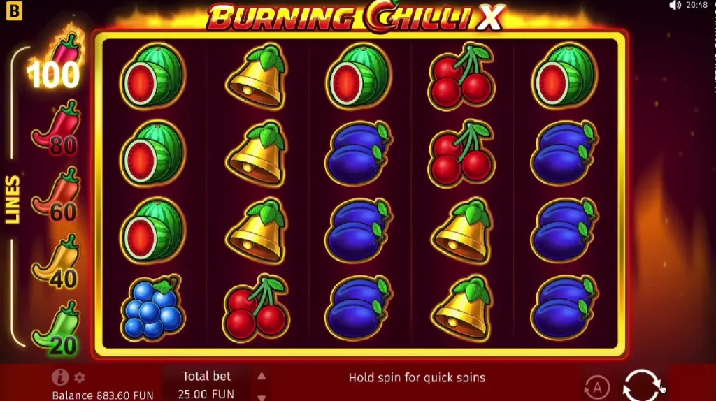 Burning Chilli X Interface