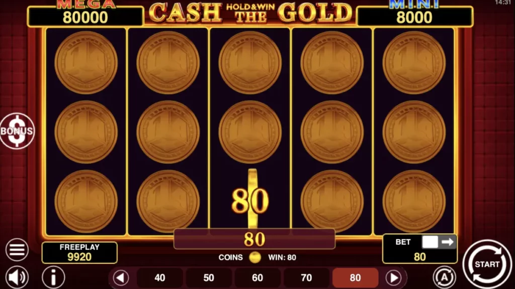 Cash the Gold Start Game Cash the Gold Start Game