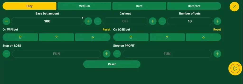 Chicken Run Settings
