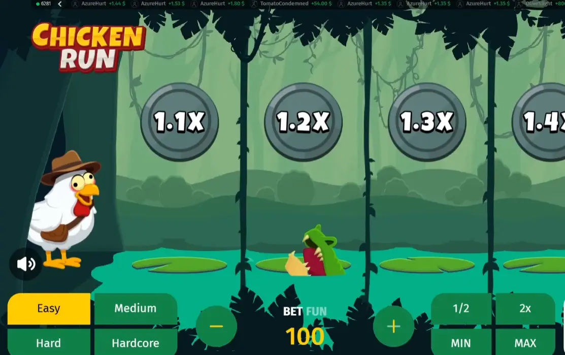 Chicken Run Start Game