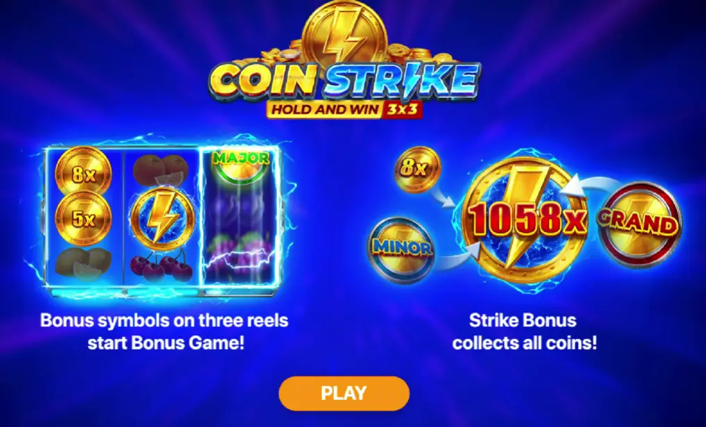 Coin Strike Hold and Win Loading Page