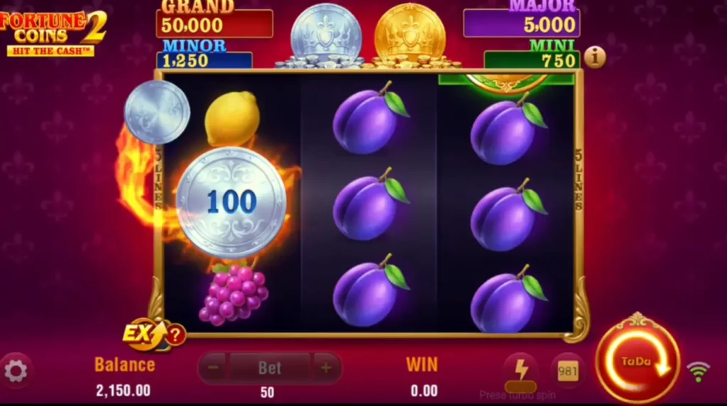 Fortune Coins 2 Interface
