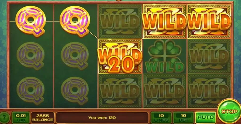 Hot Clover Wild Symbol Hot Clover Wild Symbol