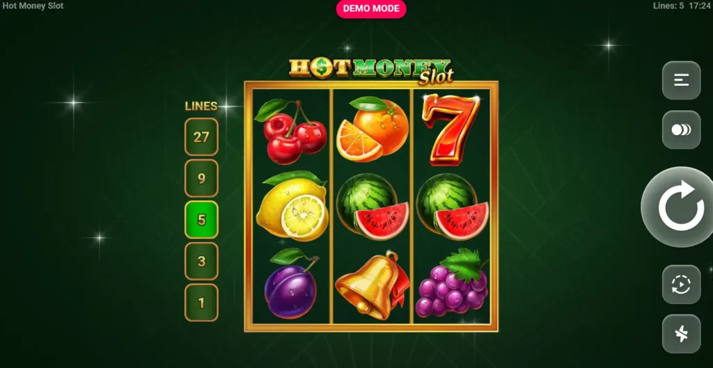 Hot Money Slot Interface