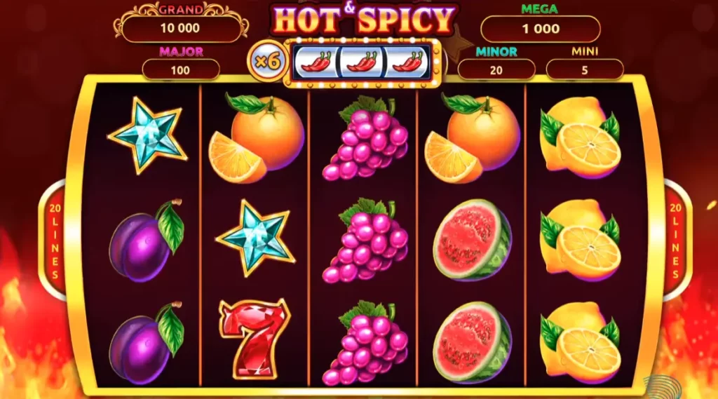 Hot and Spicy Jackpot 20 Lines
