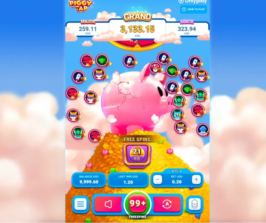 Piggy Tap Free Spins