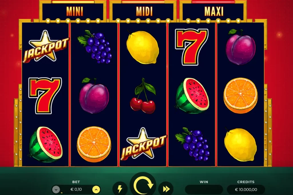 Sizzling Blaze Jackpot Interface