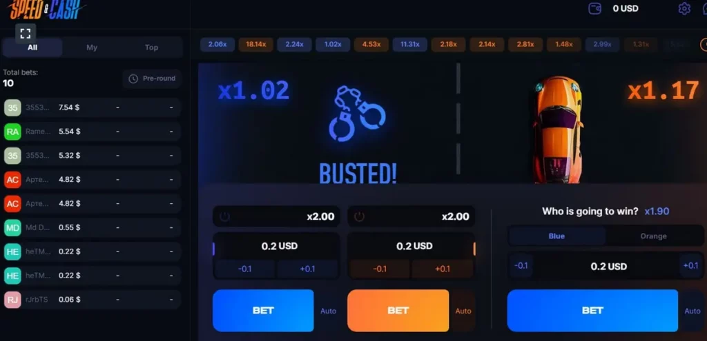 Speed n Cash Gameplay