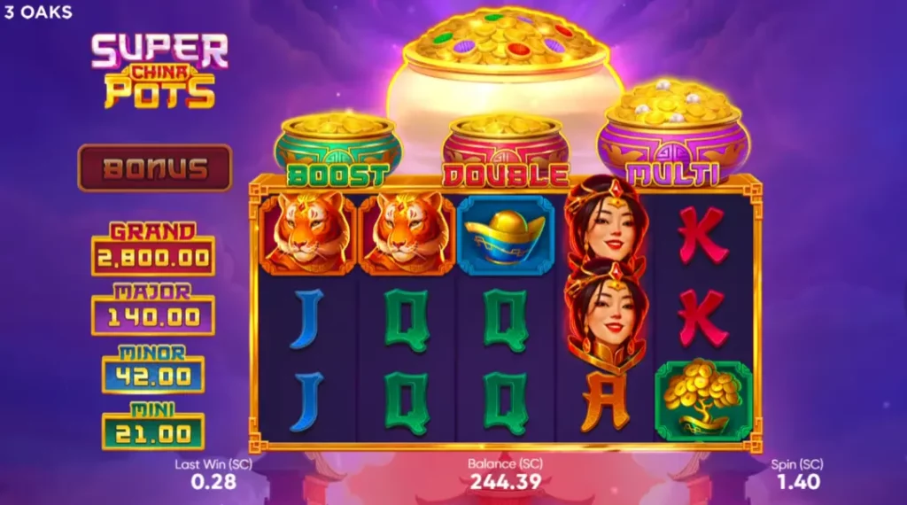 Super China Pots Game Field