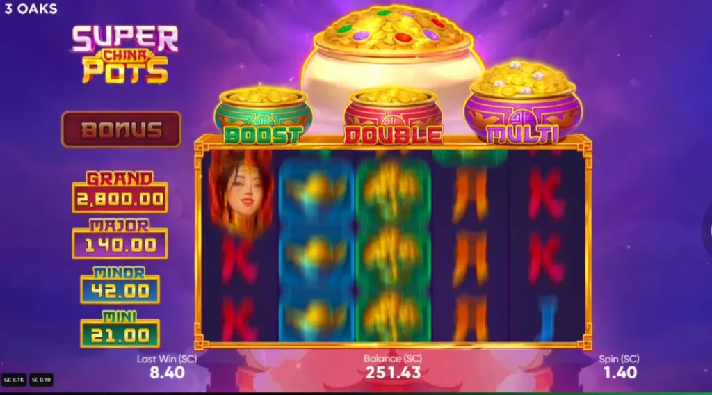 Super China Pots Spin