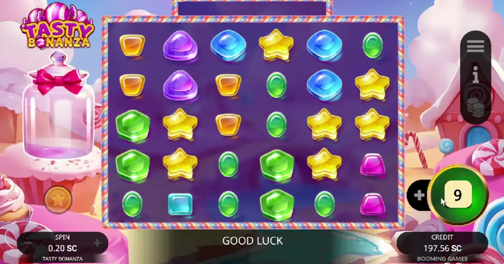 Tasty Bonanza Interface Tasty Bonanza Interface