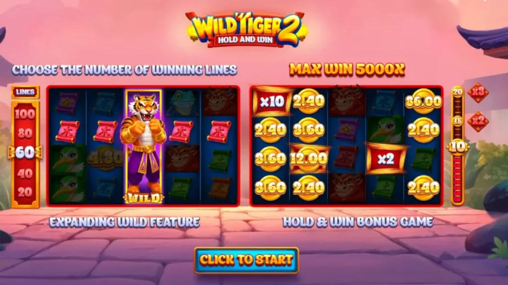 Wild Tiger 2 Loading Page