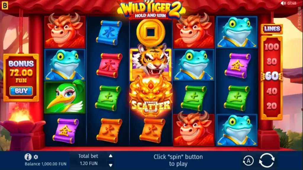 Wild Tiger 2 Scatter Symbol