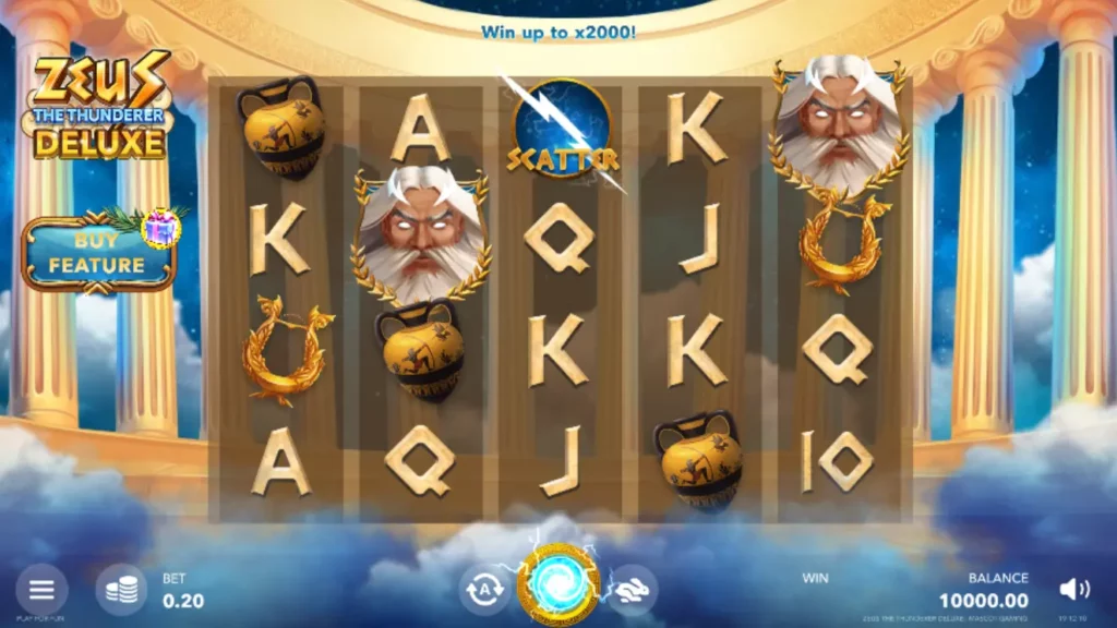 Zeus The Thunderer Deluxe Gameplay