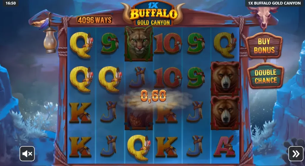 1x Buffalo Gold Canyon Win