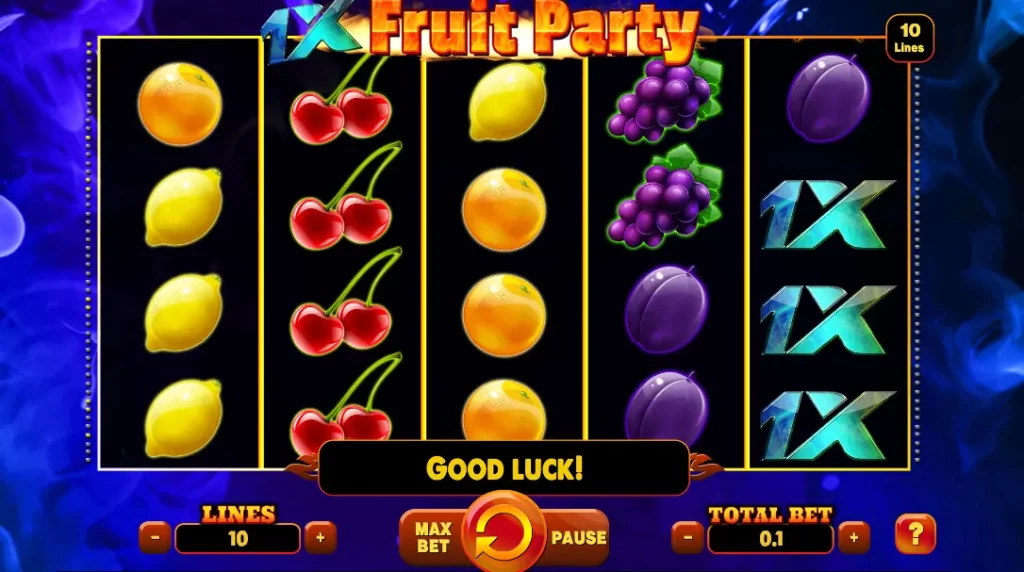 1x100 Lucky Fruits Gameplay