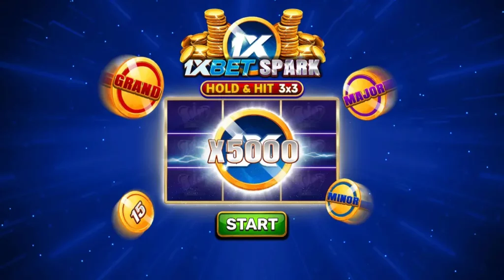 1xBet Spark Start Screen