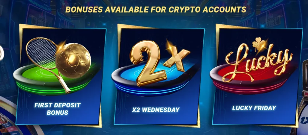 1xCrypto Express Bonuses