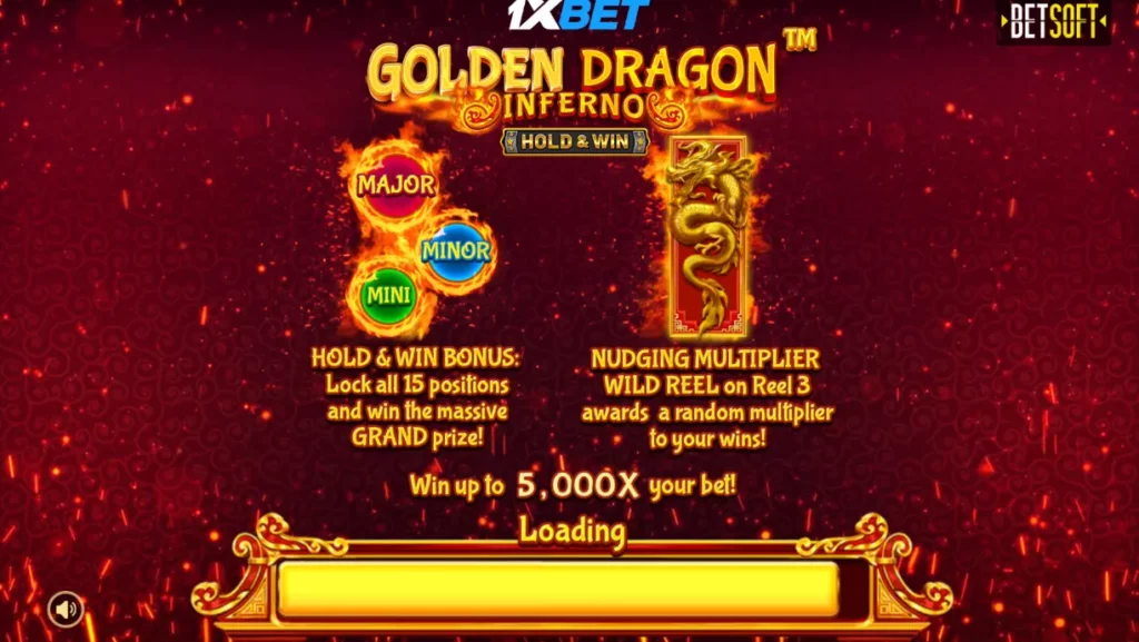 1xGolden Dragon Inferno Loading
