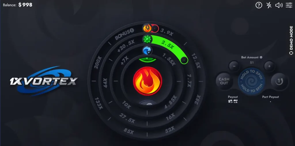 1xVortex Spin