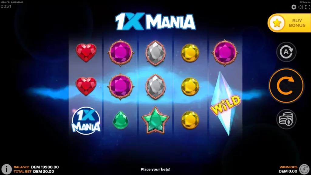 1xbet Mania Gameplay