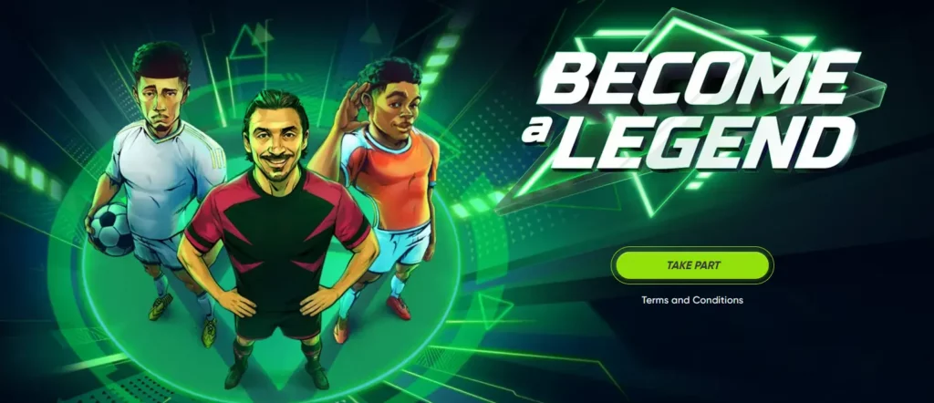 Become a Legend at 1xBet