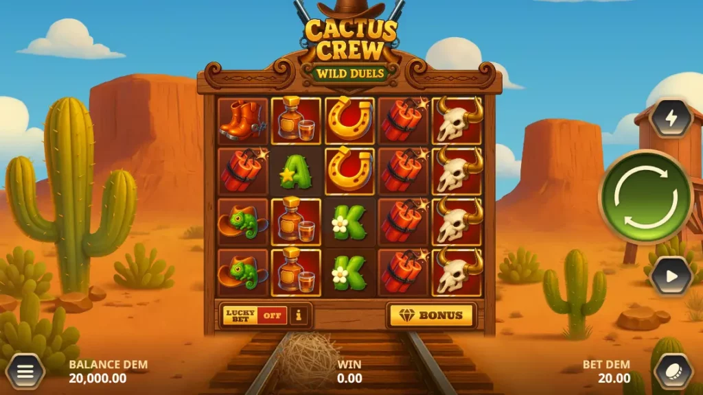 Cactus Crew Wild Duels Interface