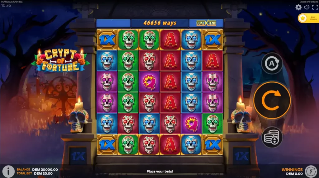 Crypt of Fortune Interface
