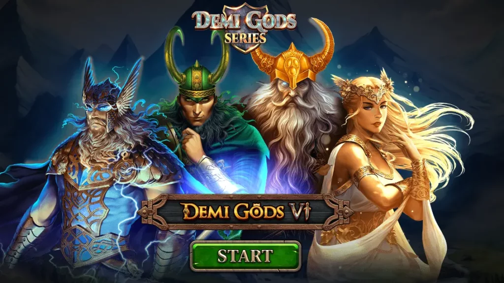 Demi Gods VI Start Screen
