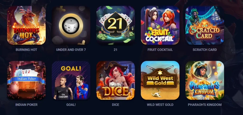Games at Every day brings valuable prizes!