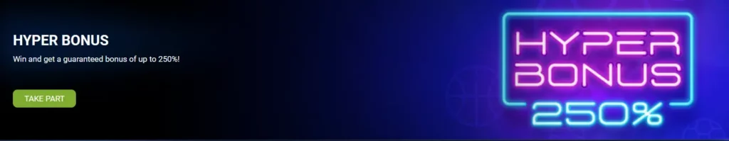 Hyper Bonus at 1xBet