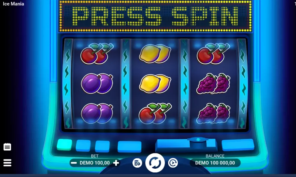 Ice Mania Interface