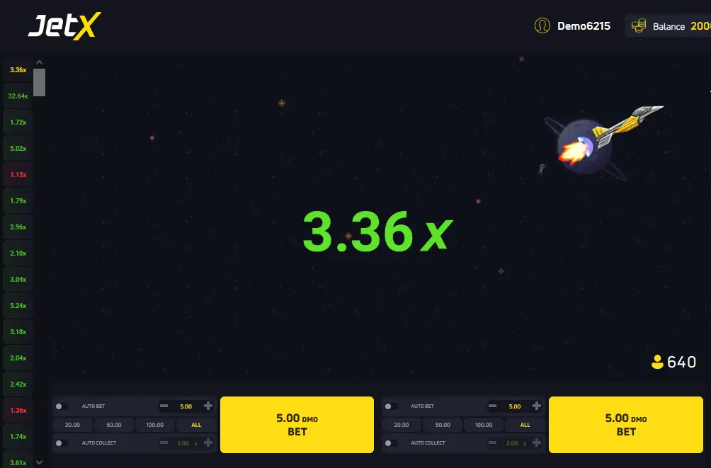 JetX Gameplay