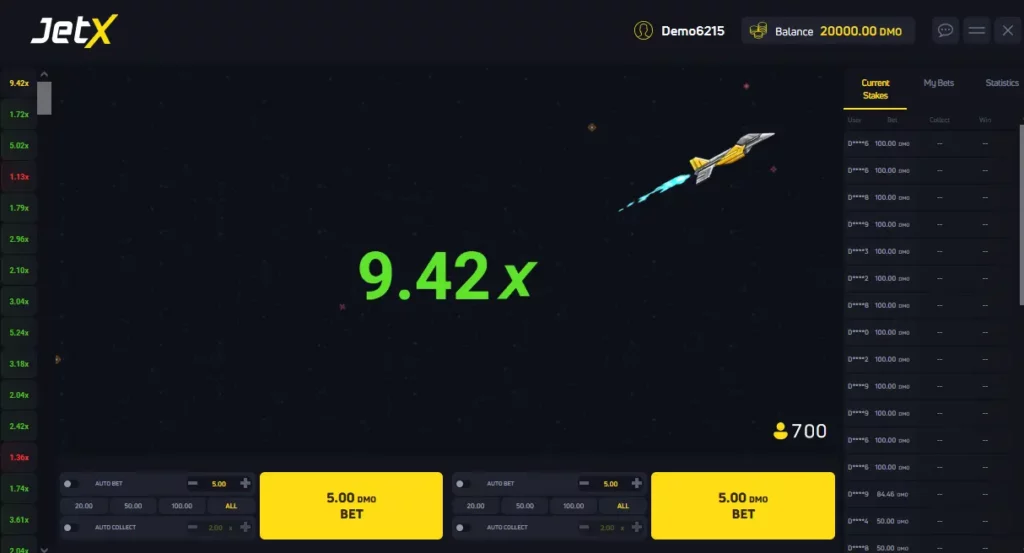 JetX Interface