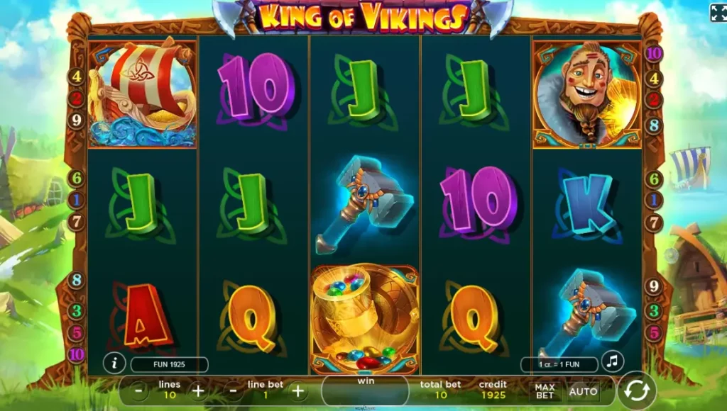 King Of Vikings Interface