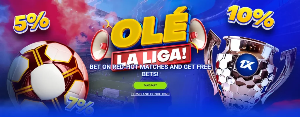Olé, La Liga! at 1xBet