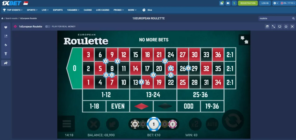 1xBet Roulette