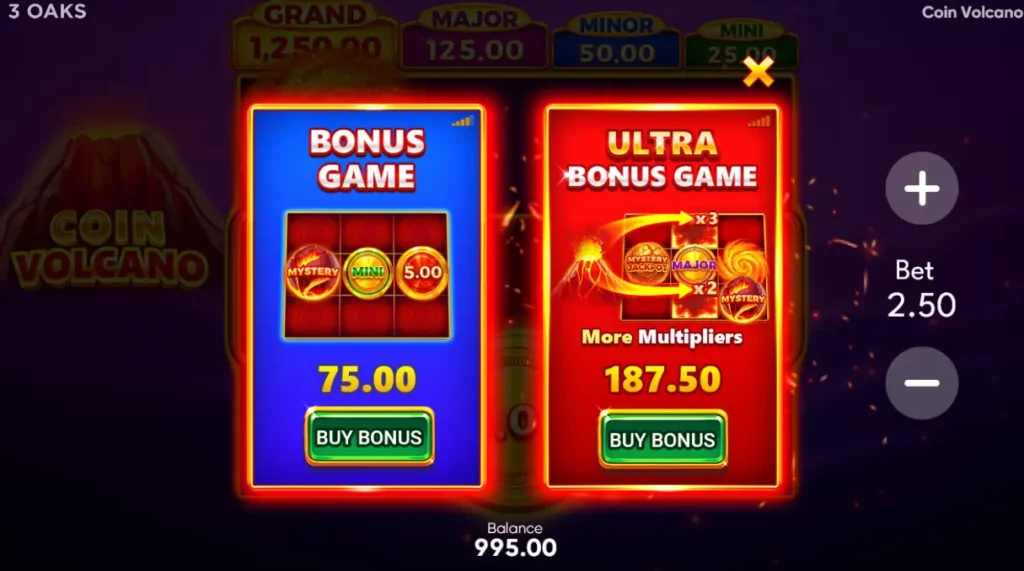 Bonus Buy at Coin Volcano Bonus Buy at Coin Volcano
