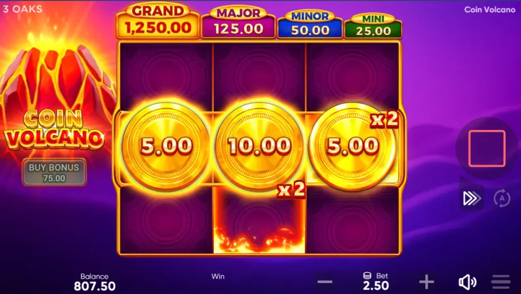 Bonus Game at Coin Volcano Bonus Game at Coin Volcano